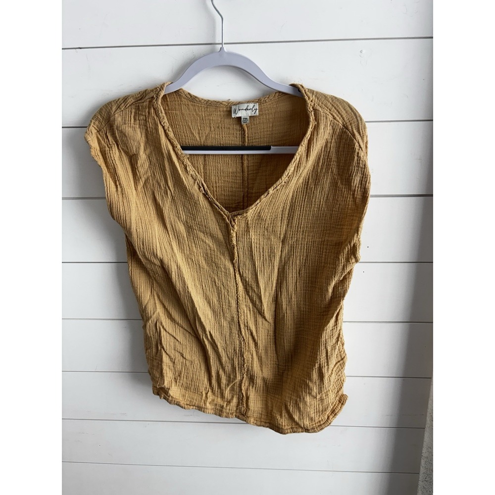 Wonderly Woman's Blouse Petite Medium‎ 100% Cotton